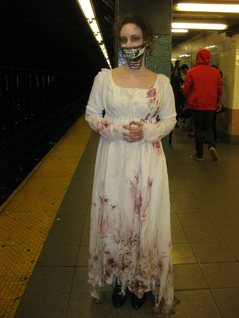 The best homemade halloween costume ever. Pride and Prejudice and Zombies! - Flickr - Photo Sharing!