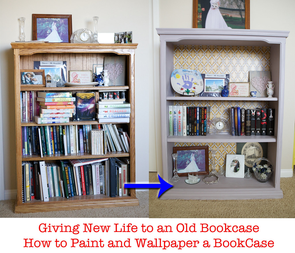 How to paint a bookcase