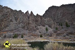 Black canyon Montrose Colorado USA États-Unis