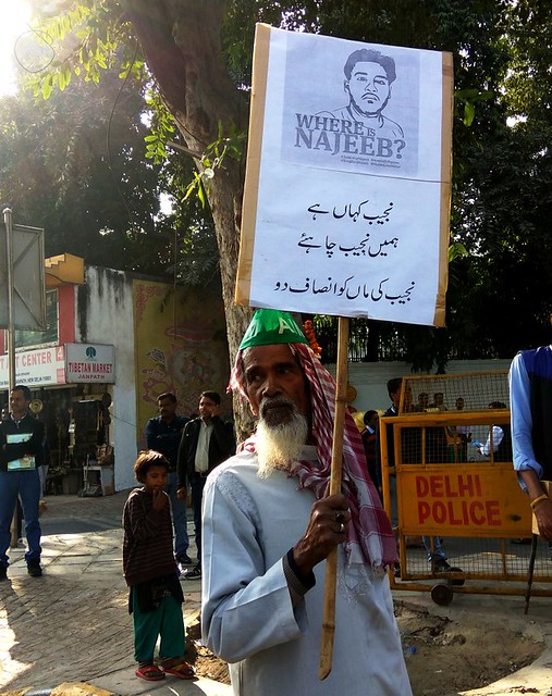 Protest for Najeeb