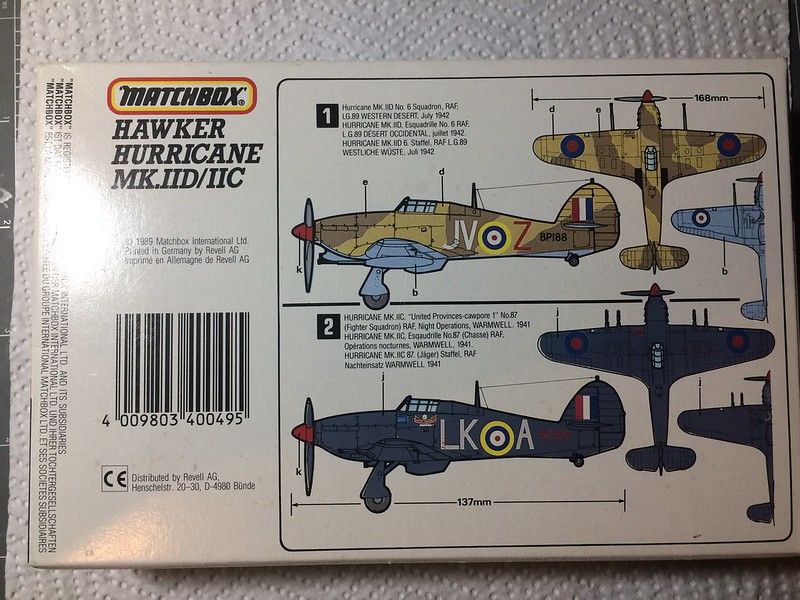 1/72 Matchbox Hurricane Mk.IID/IIC - Work in Progress - Aircraft ...