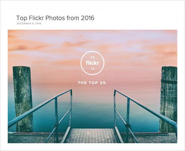 Top Flickr Photos from 2016