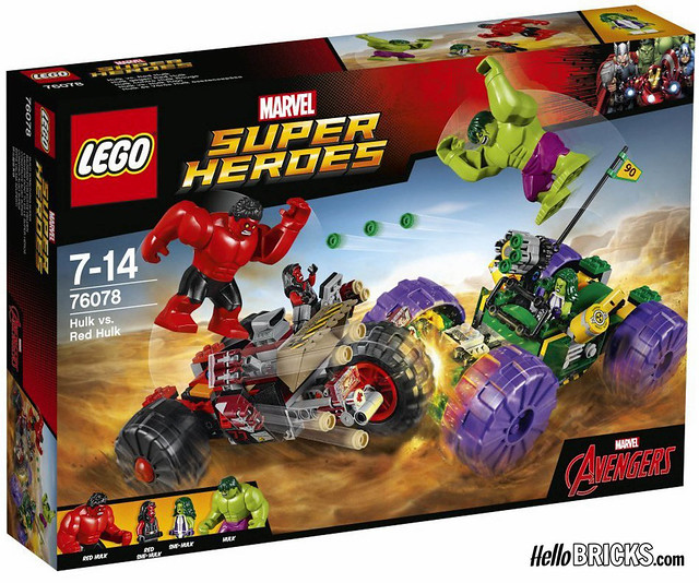 Lego 76078 - Marvel - Hulk vs Red Hulk