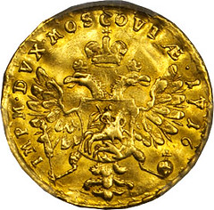 RUSSIA. Ducat, 1716. Peter I (The Great) (1689-1725).