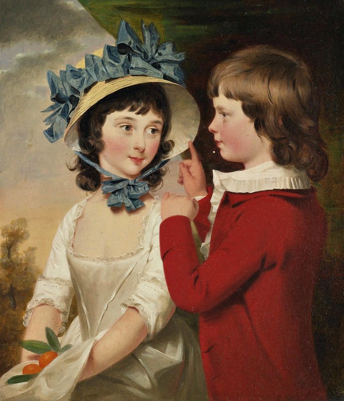 John Downman - Portrait of William and Isabella Way, 1782