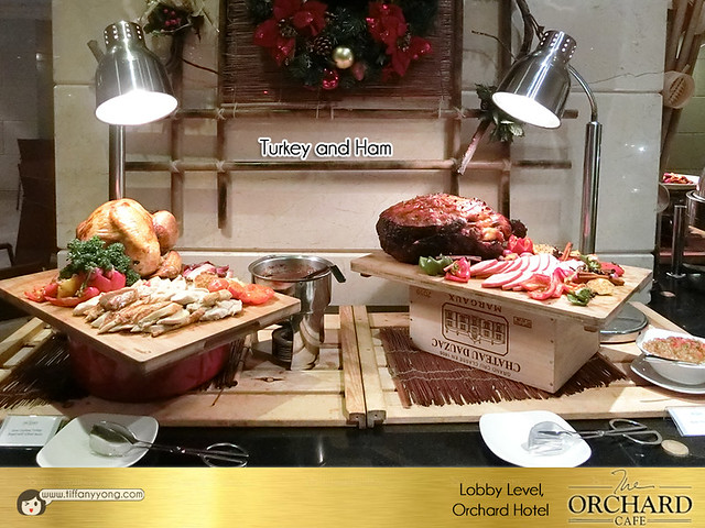 Orchard Hotel Christmas Buffet Turkey and Ham