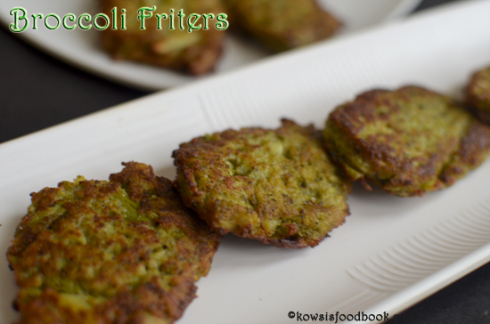 Easy Broccoli Fritters for Kids