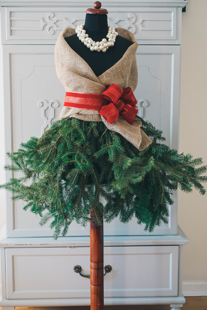 DIY Mannequin Christmas Tree