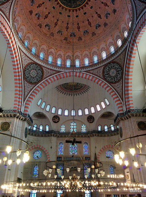 Inside Süleymaniye Camii, Istanbul