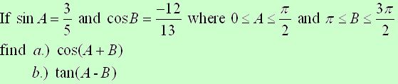 Sum, Difference, Double, Half Angle Formulae-4
