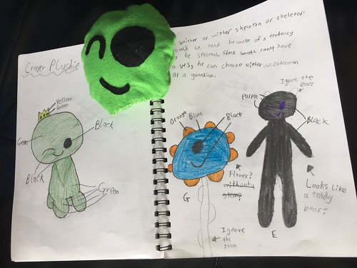 Sewing project - creeper soft toy
