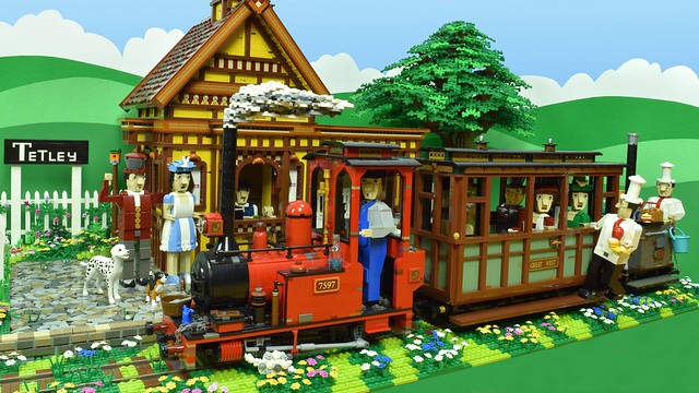 LEGO Sunday Afternoon Tea Train to Tetley