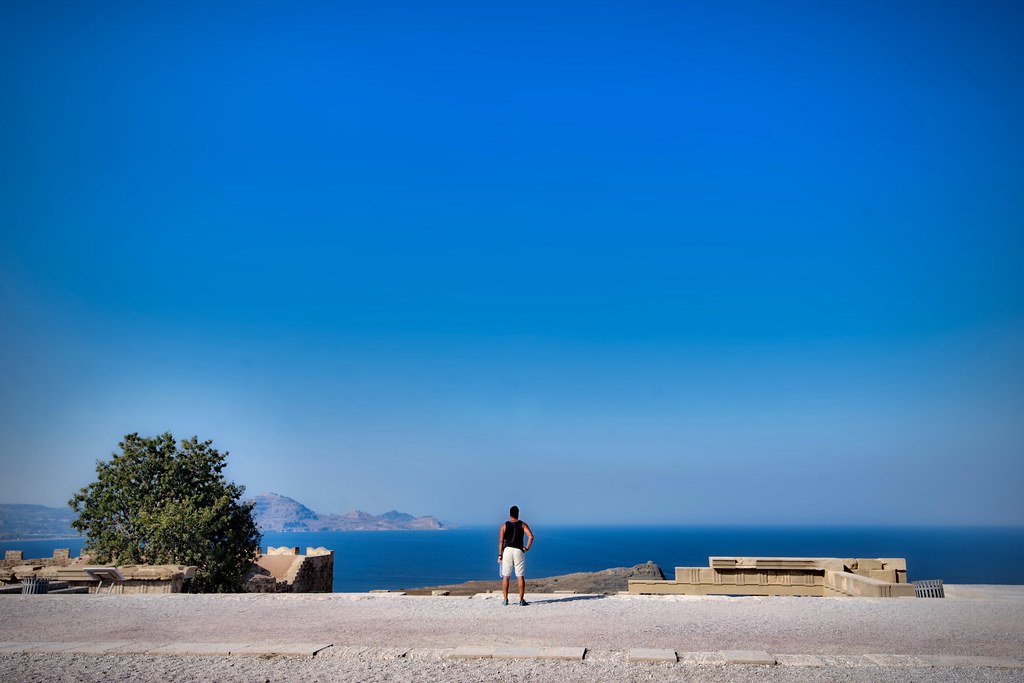 Conrad on the Acropolis of Lindos