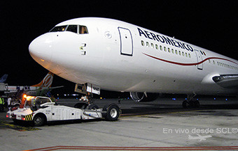Aeromexico B767-300ER push back (D.Madariaga)