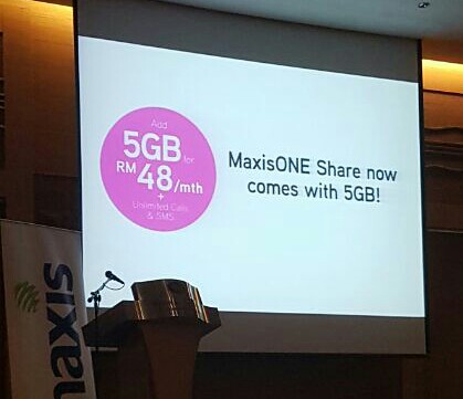Maxis 新後付配套曝光：簽購全新 One Plan 您能以 RM48 多開至少一條附屬線並共享最低額外 5GB Data 和無限通話! 2