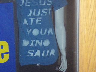 jesus just at your dinosaur