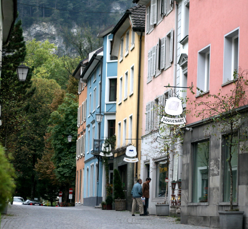 One of the main streets in Feldkirch