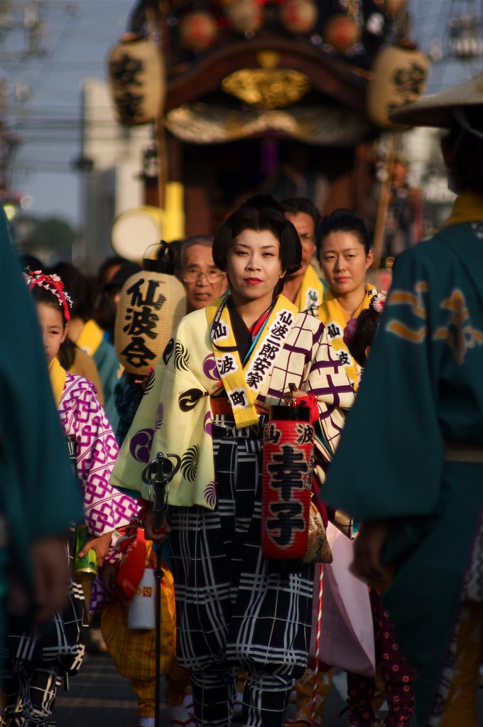 Leading A March At The Kawagoe Festival
