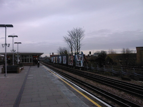 Kilburn station almost empty