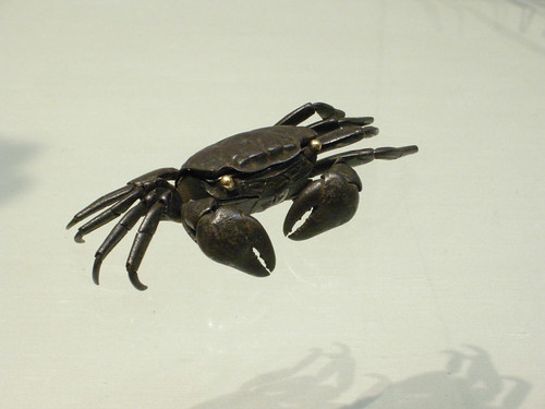 crab 蟹　Jizai okimono