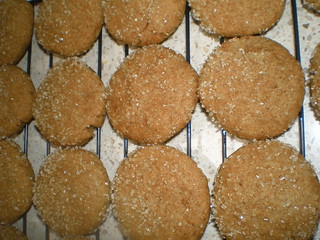 Sparkled Ginger Cookies