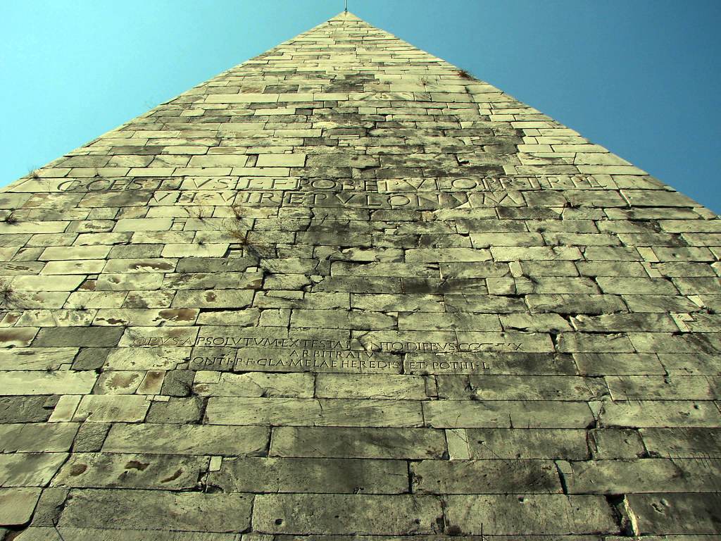 Pyramid of Cestius - Admirable Extraordinary Construction
