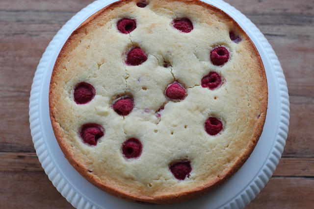 Raspberry Ricotta Cake