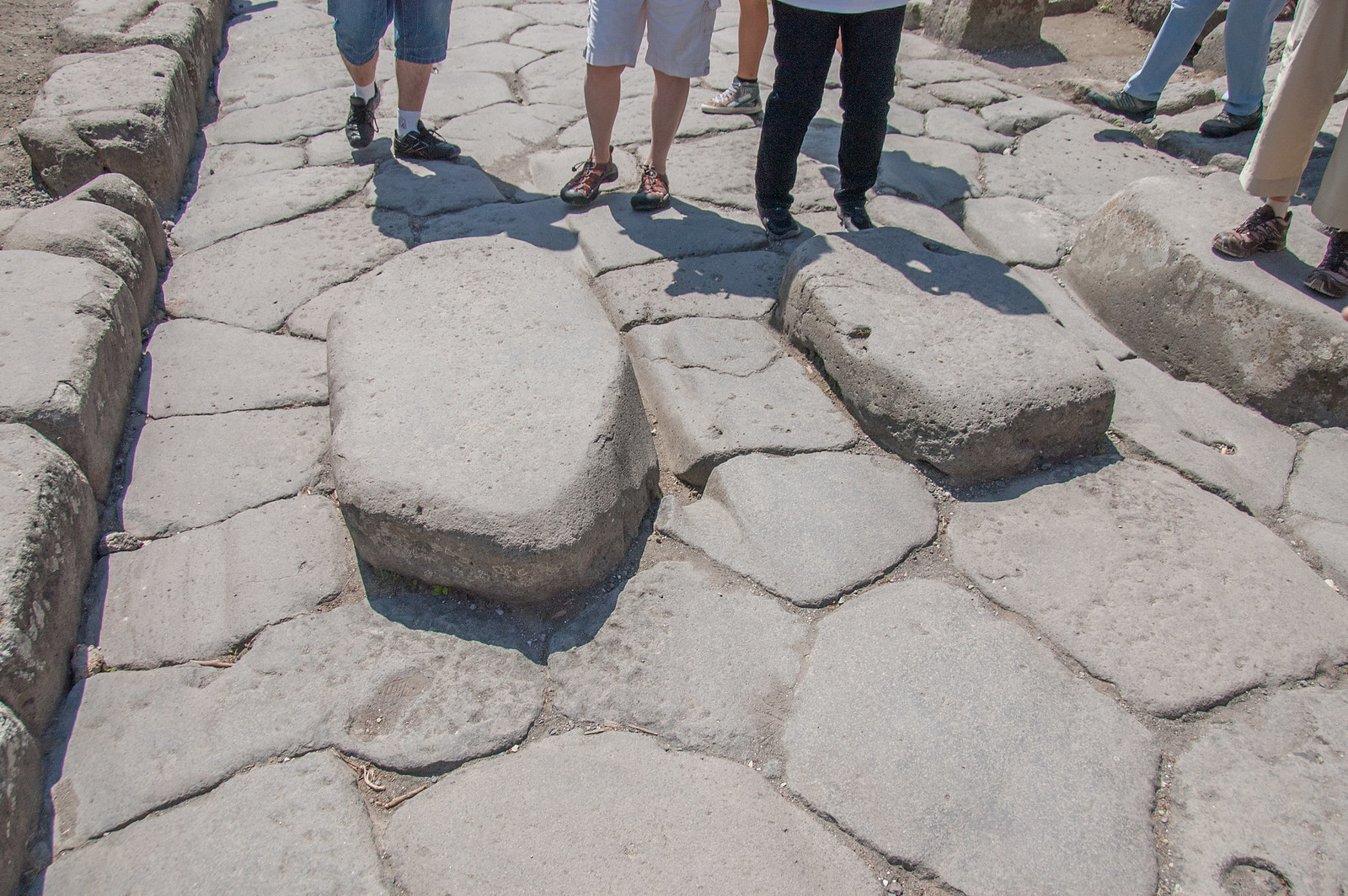 Stepping stones in Pompeii