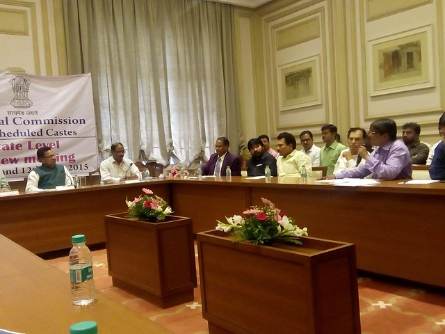 Maharashtra review meet by National Schedule Caste Commission