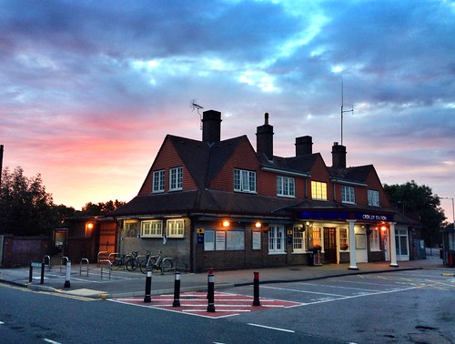 Croxley tube station at sunrise