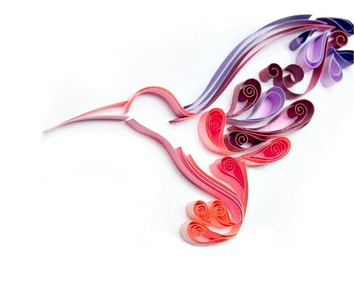 Quilled Bird by Mary Imbong