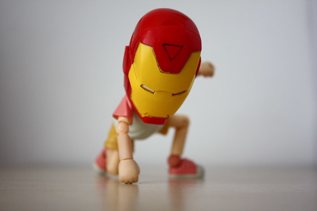Iron Man helmet X Micro man X Revoltech