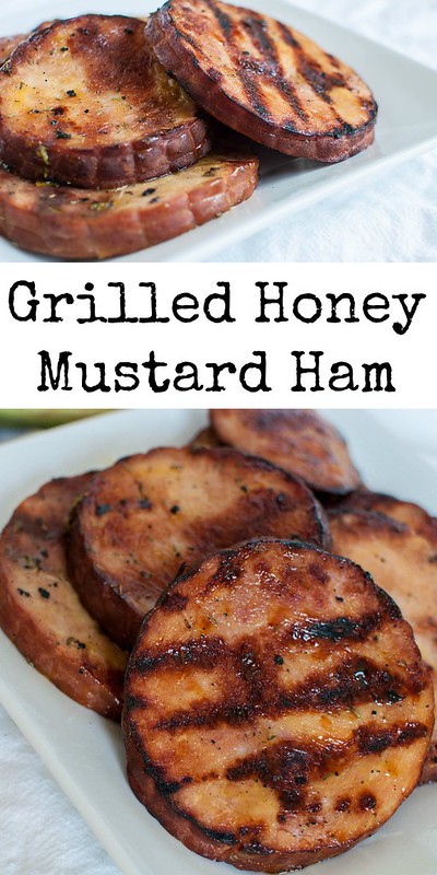 Grilled Honey Mustard Ham Collage