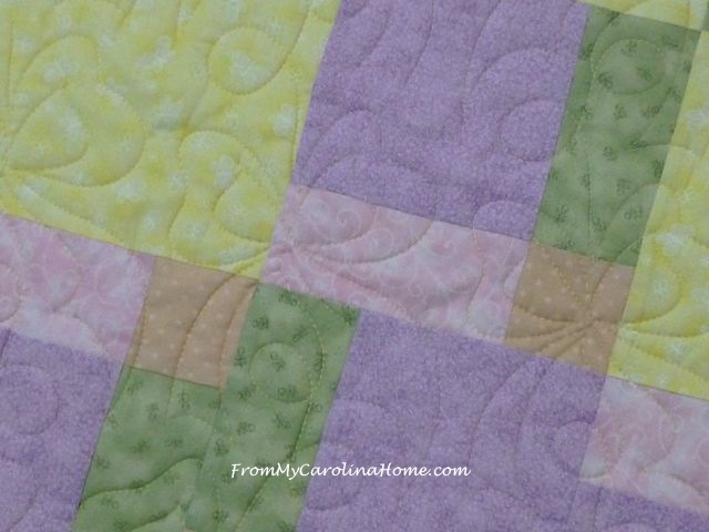 D9P Tiles bow quilting close