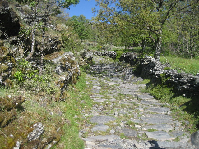 Calzada romana en la Ruta Castelo da Cerveira