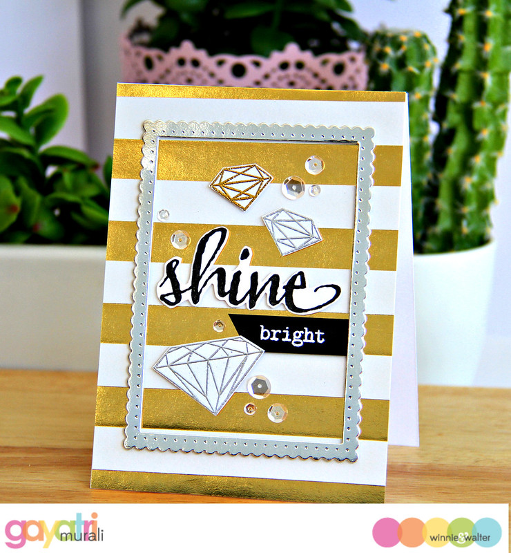 Shine bright card