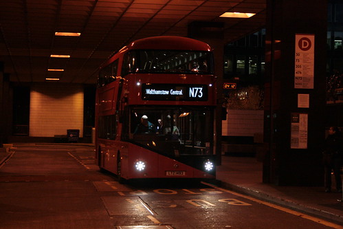 Arriva London LT493 on Route N73, Euston