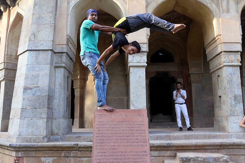 City Moment – Yoga Homage to Emperor Muhammad Shah, Lodhi Gardens