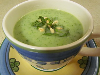 Cauliflower Pesto Soup