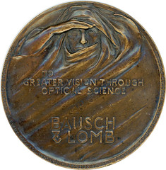 Bausch Lomb Greater Vision Medal obverse