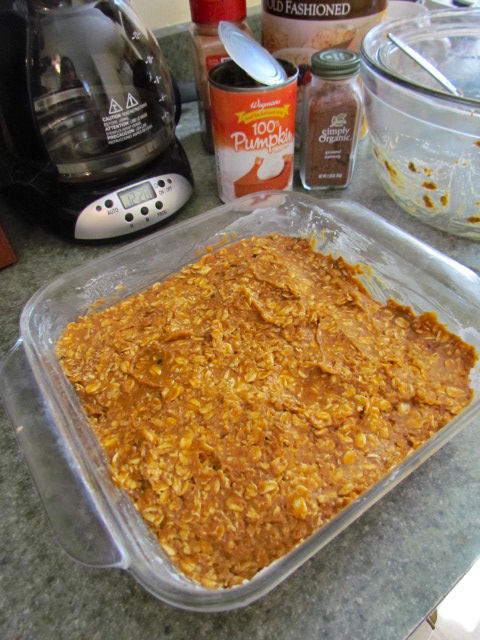 Ingredients Baked Pumpkin Oatmeal