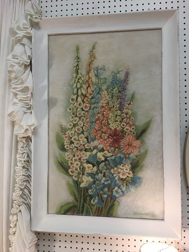 floral painting,  1958