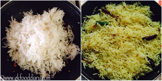 Lemon Rice Recipe for Toddlers and Kids- step 4