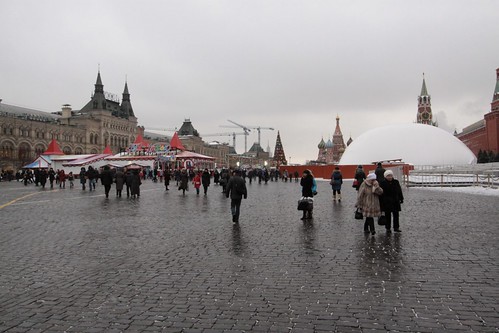 Grey day on Moscow's Red Square