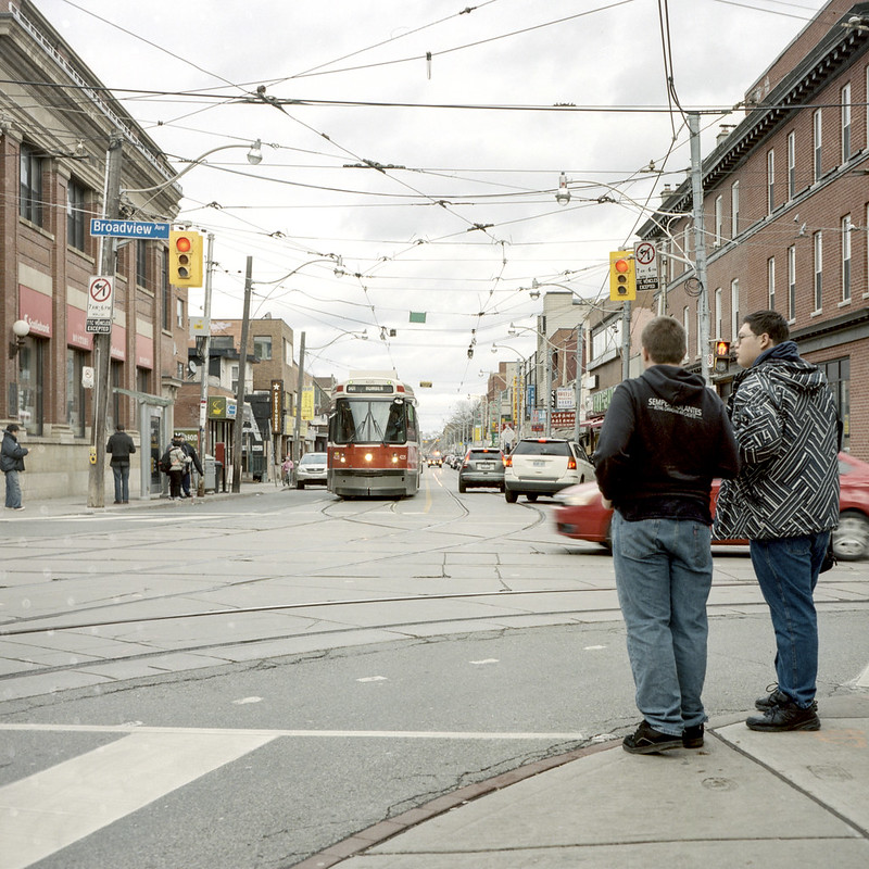 Corner of Broadview and Gerrard