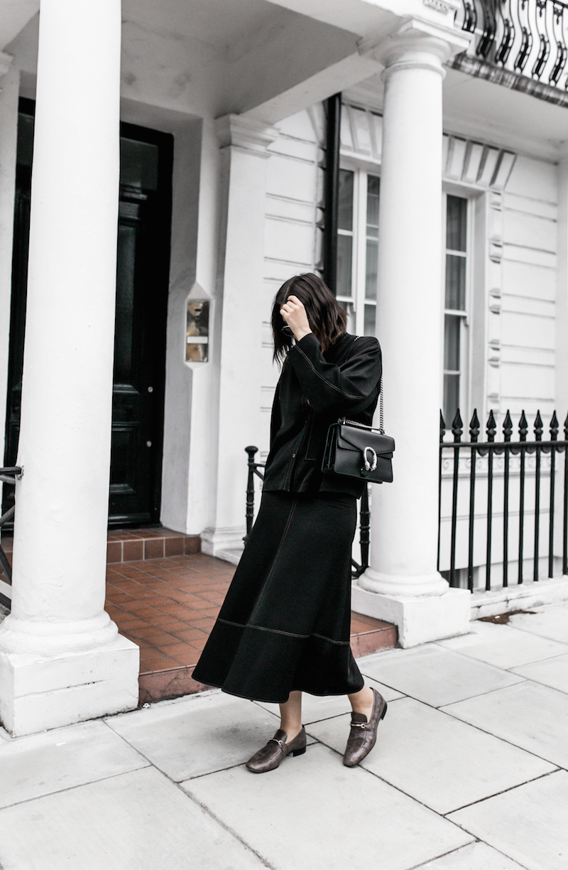 joseph london pre fall 16 matching set trend silk snakeskin loafer Gucci Dionysus bag black fashion blogger modern legacy (1 of 12)