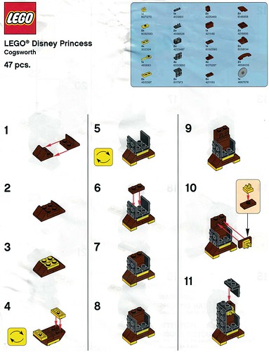 LEGO Disney Princess Cogsworth