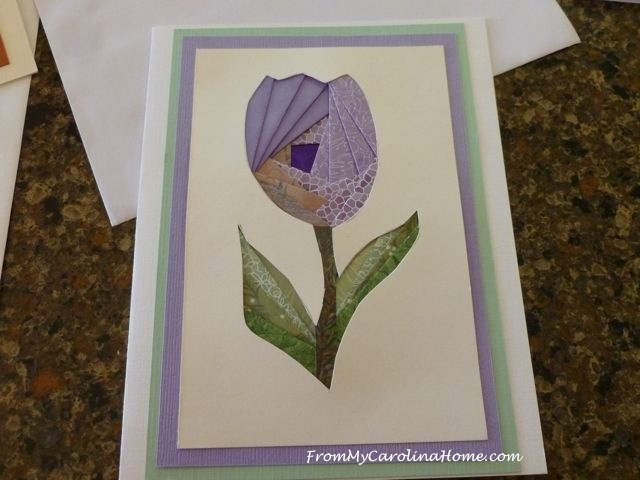 Iris Folded Cards ~ From My Carolina Home