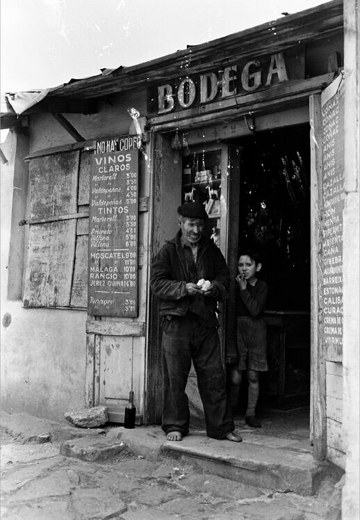 Bar de Barceloneta dans les années 1950.