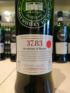 SMWS 37.83 - An oddysey of flavour
